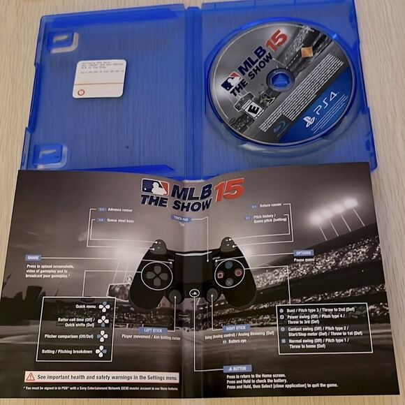 PlayStation 4 MLB the Show 15 unsealed but never played - Picture 2 of 3